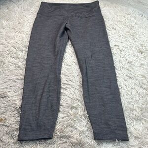 Lululemon Align Pant II 25" Mini Heathered Herringbone Heathered Black White